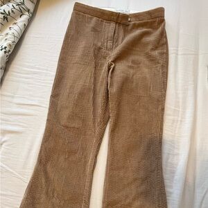 Babaton - Beige Corduroy Pants Size 2